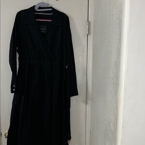 Saks Fifth Avenue Elegant Black Long Sleeve Dress